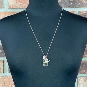 Forever 21 Birdcage Chain Necklace